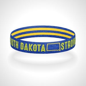 Reversible South Dakota Strong Bracelet Wristband